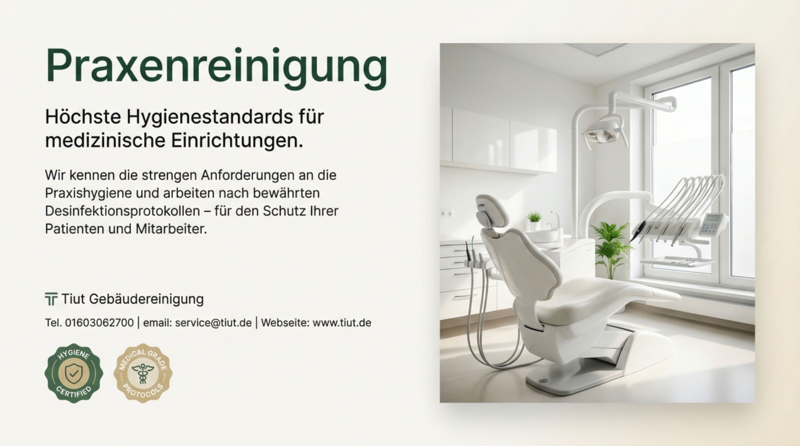 Praxisreinigung für Arztpraxen in München