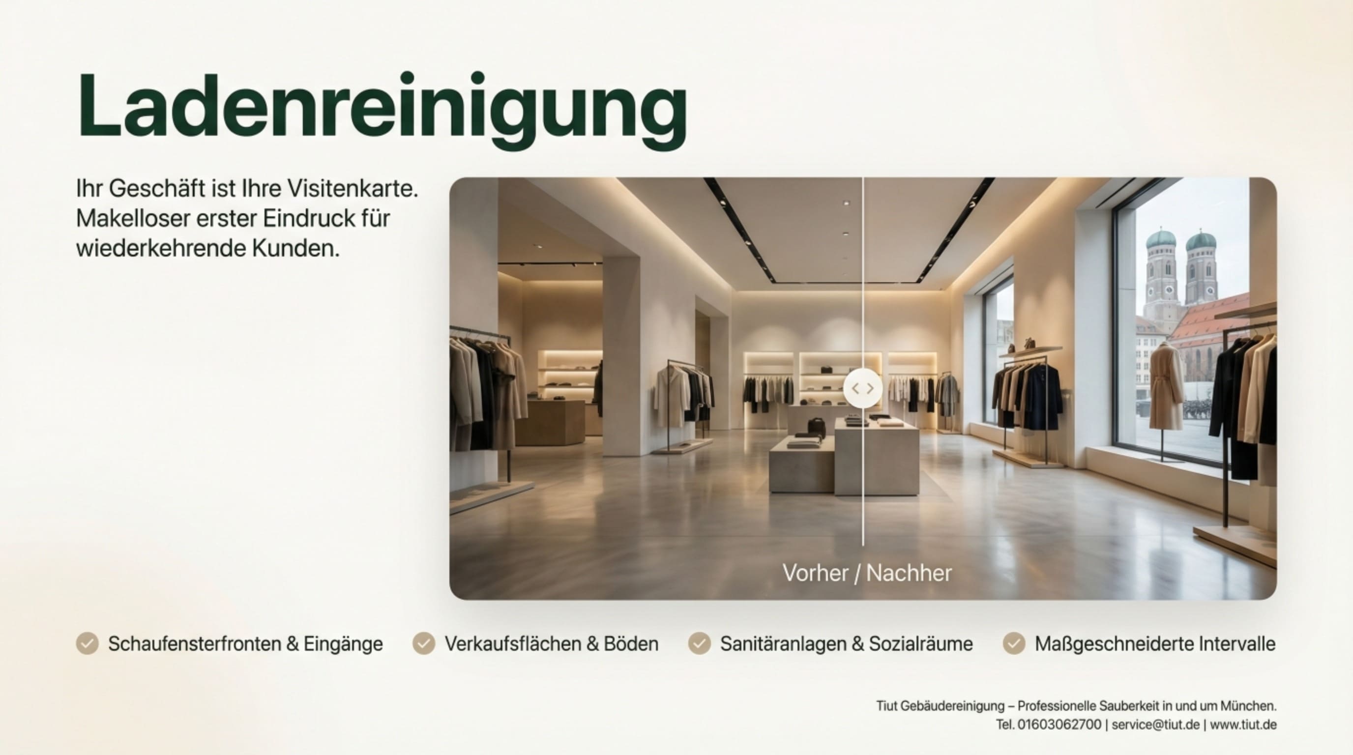 Ladenreinigung in München